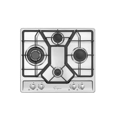 Empava 24-inch built-in gas cooktop with 4 burners and stainless steel finish for efficient cooking