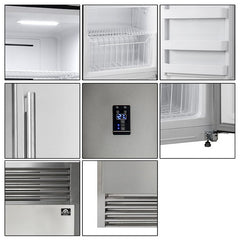 Forno 60 in. 27.6 cu. ft. Refrigerator & Freezer in Stainless Steel - FFFFD1933-60S