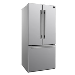 FORNO 31 in 17.5 cu ft French Door Refrigerator with Ice Marker in Stainless Steel - FFFFD1974-31SB