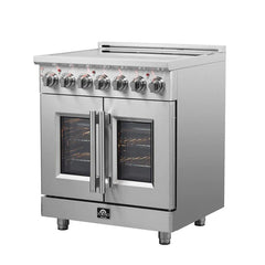 Forno 30" Freestanding French Door Electric Range with 5 Elements, FFSEL6955-30