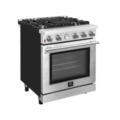 FORNO 30" Alta Qualita Pro-Style Gas Range - FFSGS6228-30S