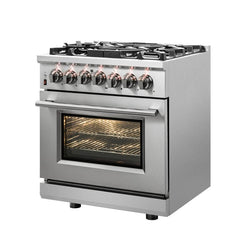 Forno 30" Gas Range with 5 Burners and Convection Oven - FFSGS6239-30