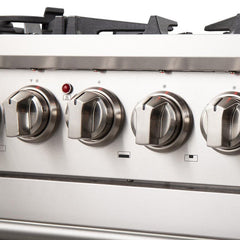 Forno 30" Capriasca Dual Fuel Range with 240v Electric Oven - 5 Burners, Convection Oven and 100,000 BTUs - FFSGS6187-30