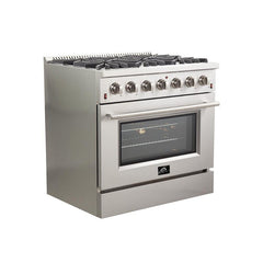 Forno 36" Galiano Gas Range with 6 Burners - FFSGS6244-36